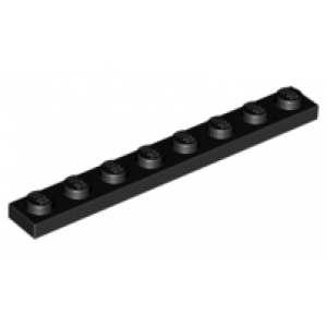 Plaat 1x8 Black